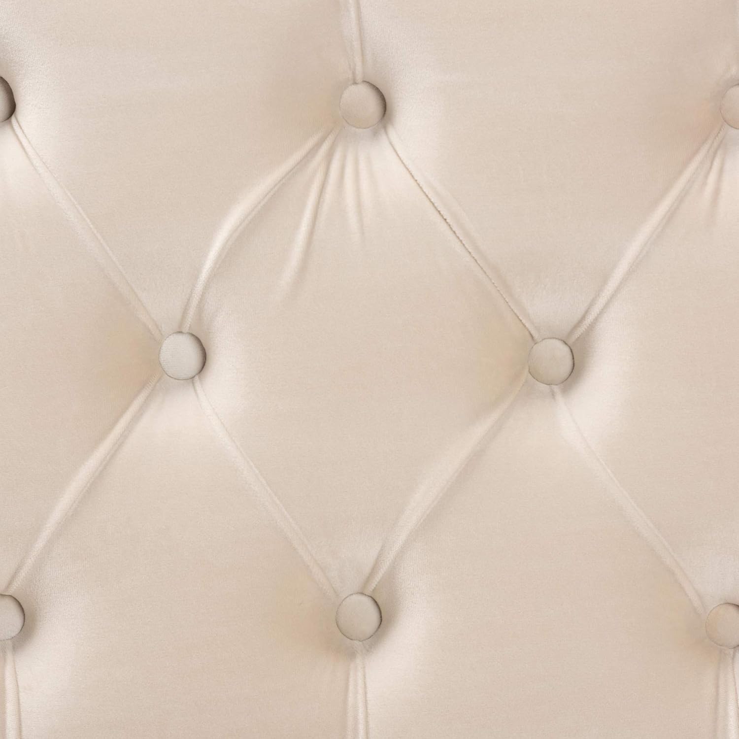 Baxton Studio Powell Ottomans, Beige/Gold