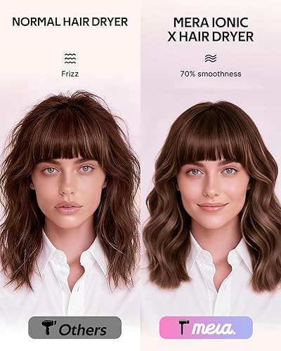 Miniatura 2 de Secador de pelo iónico profesional para mujeres con difusor magnético, mera ProMax, secador de iones de secado rápido para amantes del peso, modo de