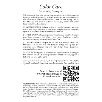 Keratin Complex - Color Care Smoothing Shampoo