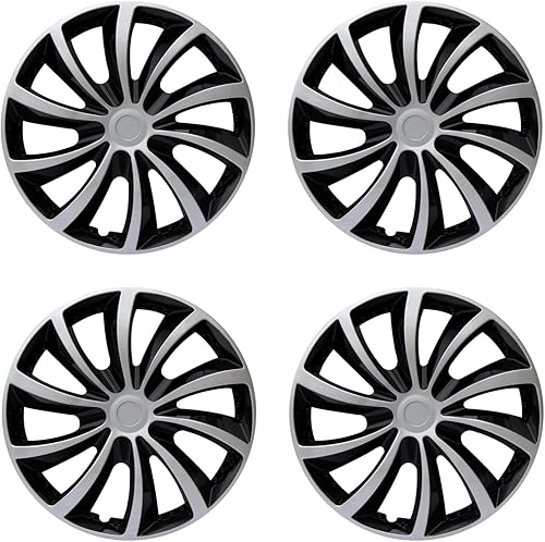 Miniatura 28 de Aiqiying - Tapacubos de repuesto para llantas R16, cubierta universal para llanta de rueda de material ABS, accesorios exteriores para automóvil