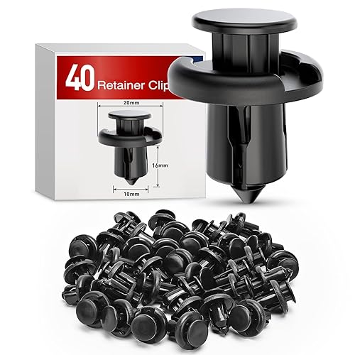 Vista 30 de Nilight 50 clips de retención tipo empujador de aislamiento para capó de orificio de 0.343 in compatibles con Chrysler 4878883AA Dodge 1996-2005 50