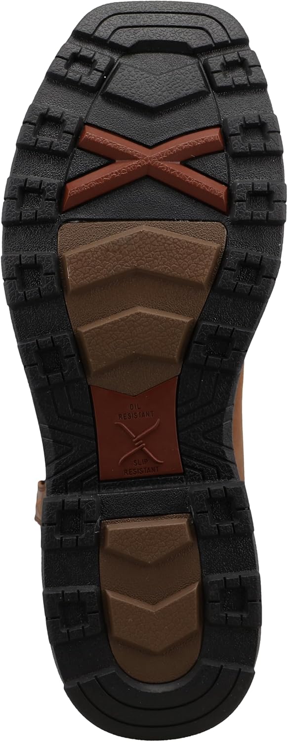 Twisted X Mens 11" Pull On Nano Composite Toe UltraLite X Waterproof Western Work Boot