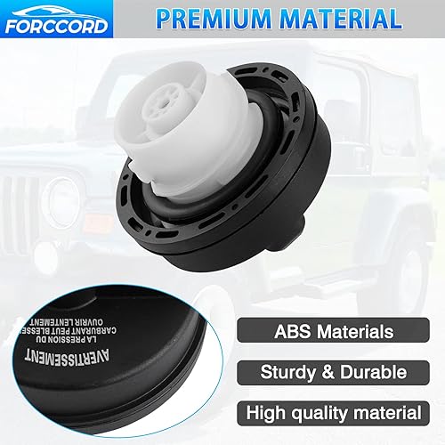 Miniatura 5 de Tapa de gas con bloqueo de combustible para Jeep Wrangler 03-22 23 24 25 26 Jeep Wrangler (TJLJJKJKJLJLUJT) Tapa de gas con bloqueo de repuesto #