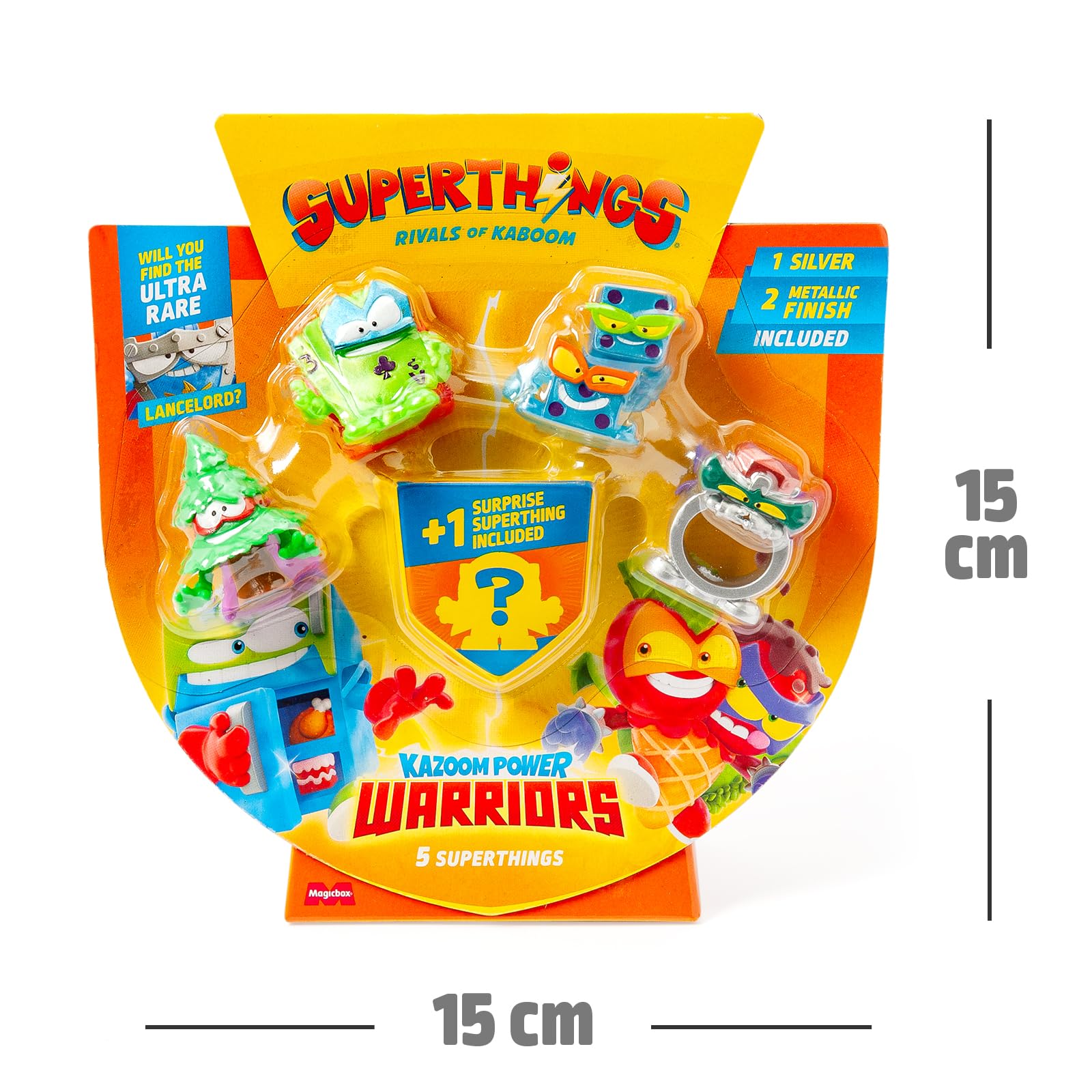 SUPERTHINGS KAZOOM Power Warriors – Pack de 5. Contiene 5 Superthings (Incluye 1 Figura Sorpresa y 1 capitán Plateado). Pack 4 de 6 — view 7
