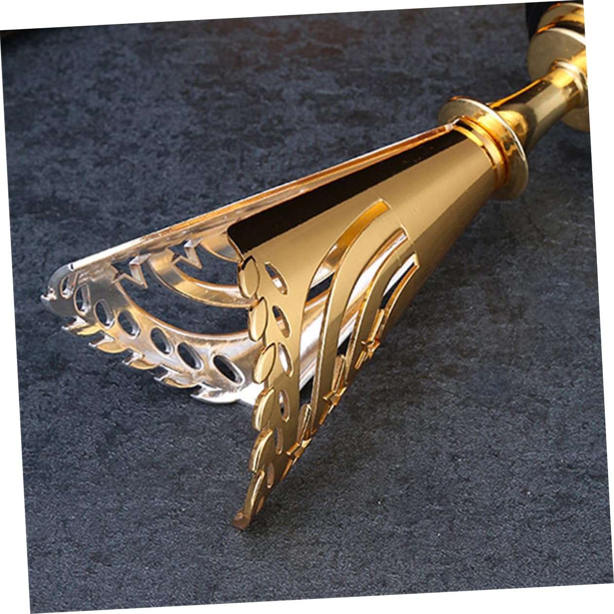 SUPVOX Metal Plated Trophy Hollow Star Sports Award Commemorative Medal Trophy