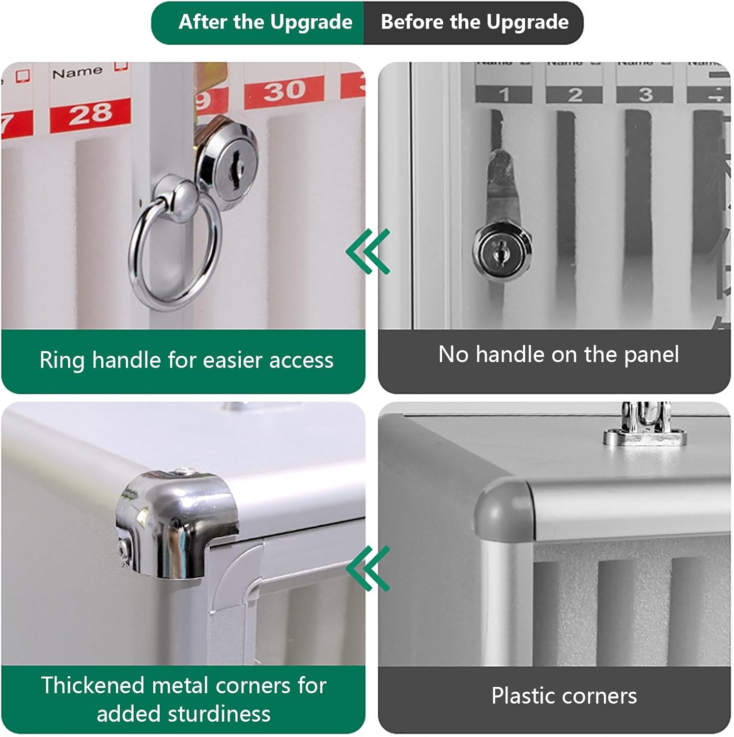 Cell Phone Storage Locker, Phone Locker Box for Classroom, Lockable Storage Box, Wall-Mounted & Portable, School & Factory,48 Slots