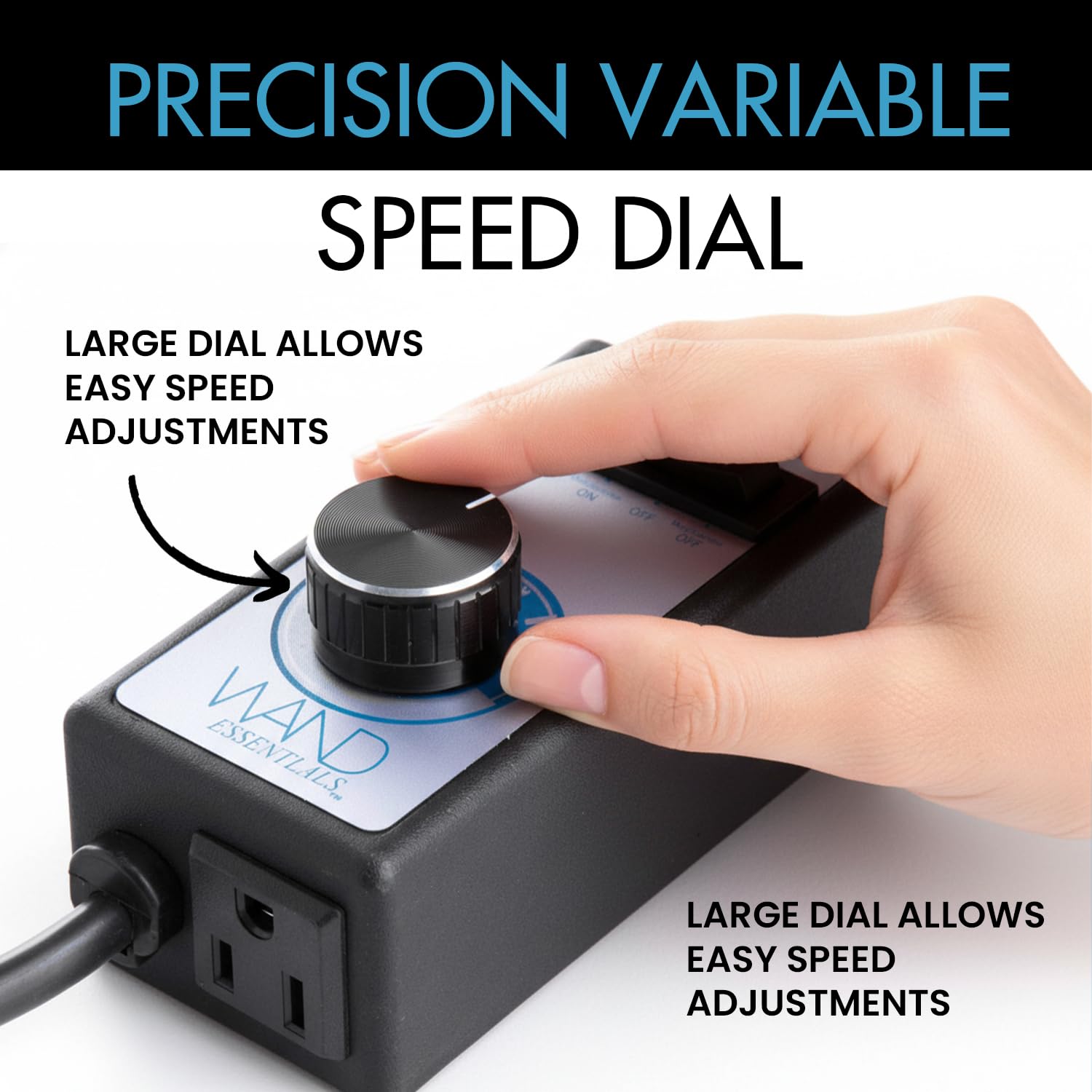 Wand Essentials Multi-Function Wand Massage Speed Controller