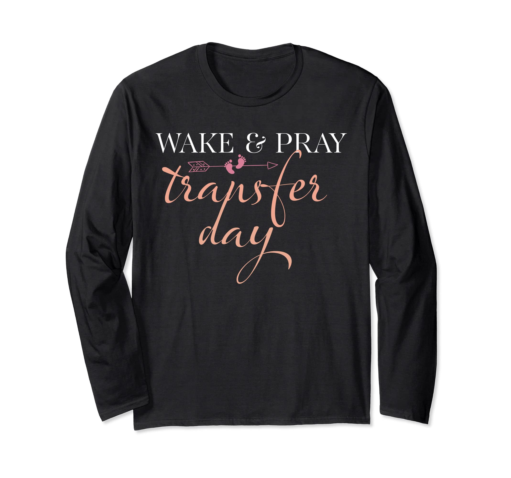 IVF Transfer Day Shirt Women Cute IVF Shirts Couples Men Long Sleeve T-Shirt