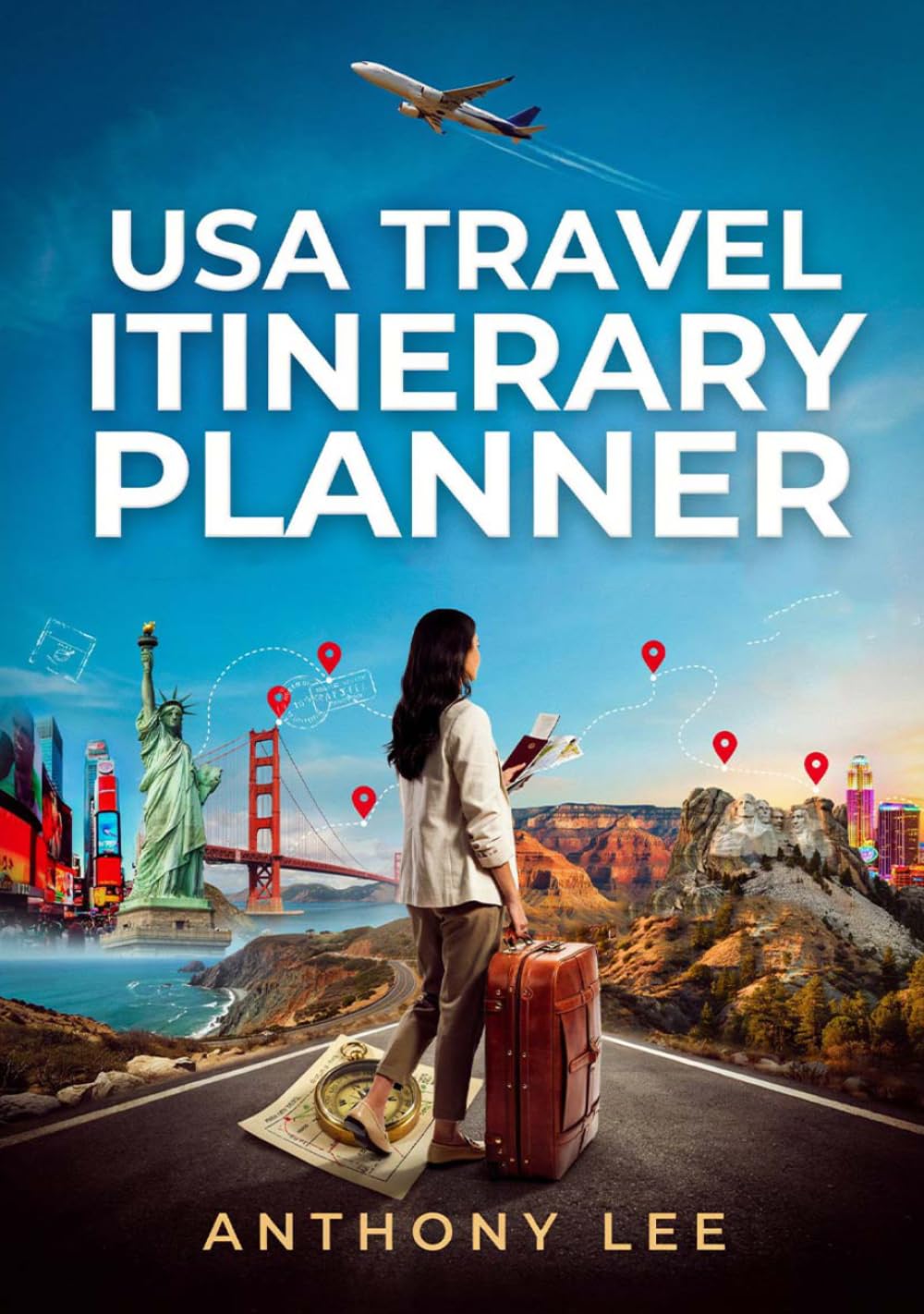 USA Travel Itinerary Planner: Structured Routes, Travel Maps, Destinations and Planning Tools for Organized Trips