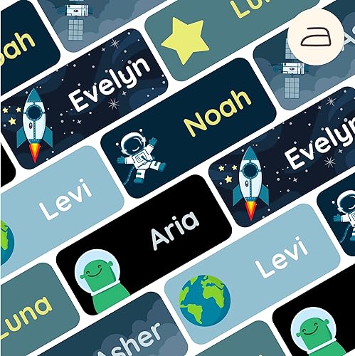 Miniatura 8 de Etiquetas termoadhesivas con nombre para ropa (120 unidades, 1.2 x 0.5 pulgadas) - Etiquetas personalizables para ropa, seguras para la ropa sucia y