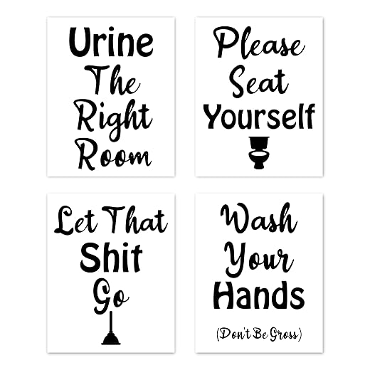 A LuxeHome Royal Navy Blue Gray White Retro Vintage Inspirational Laundry Room 70s 80s Music Song Gifts Rustic Modern Farmhouse Country Home Funny Sayings Quotes Unframed 8”x10”, 8 x 10 Inch