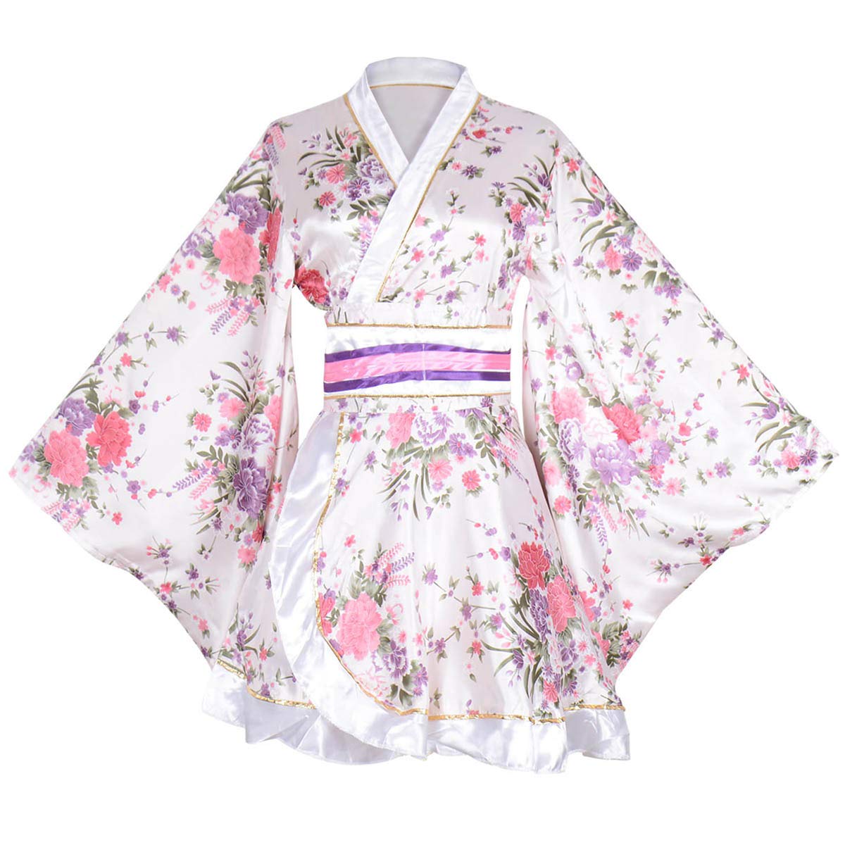 YUPBOR 山海和泉　ピンク　和風ロリータ　洋装　花魁　花嫁　お茶会　桜 楽天市場】花魁 着物コスプレ メイド 桜 和風柄 浴衣 6点