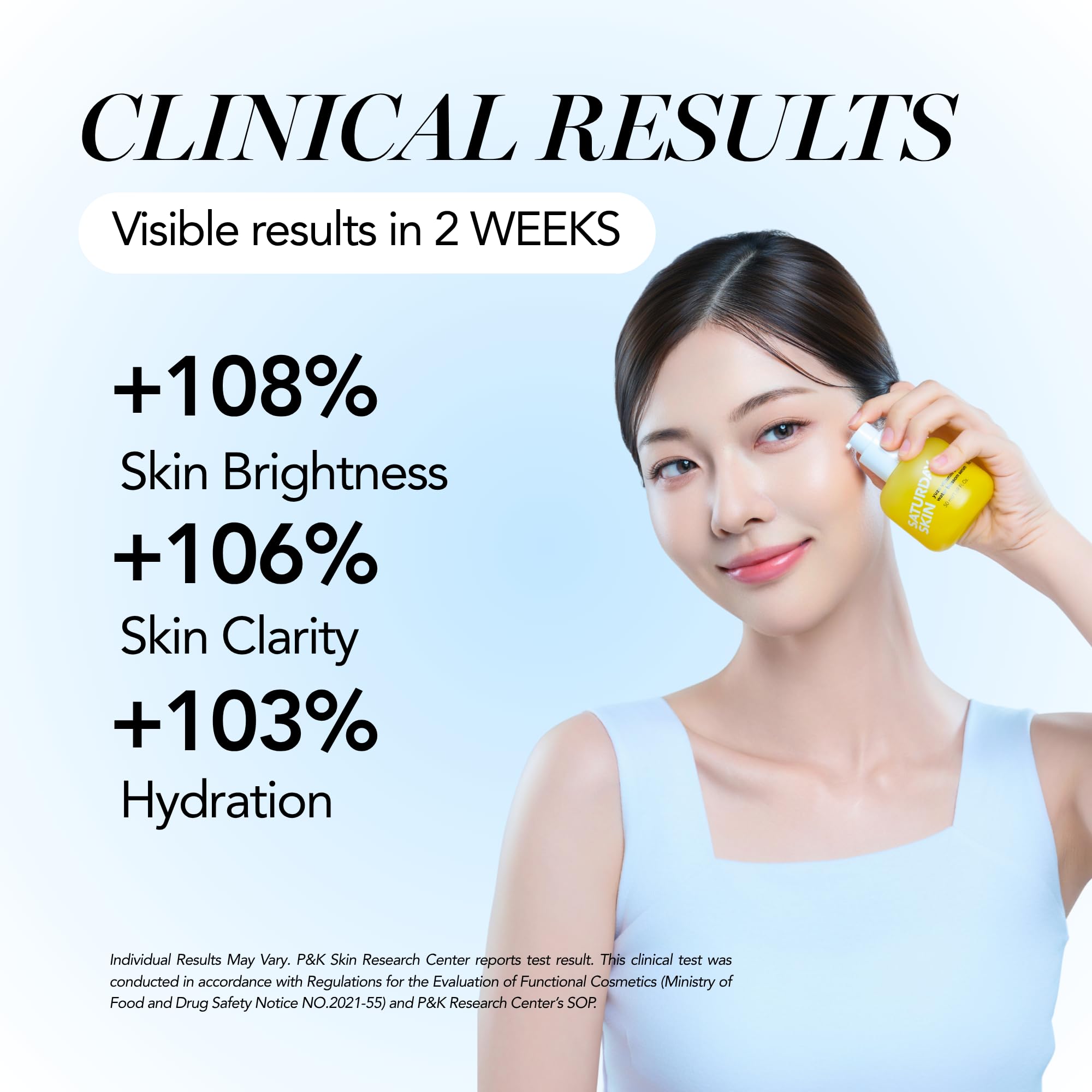 Saturday Skin Yuzu Vitamin C Serum-Brightening Hydrating Anti-Aging Serum with Hyaluronic Acid Peptides Niacinamide Plumping Glass Skin for Uneven Tone Dark Spots Korean Skin Care (50 ml)