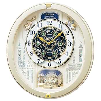 1209_1 セイコークロック 掛け時計 からくり時計 RE579B RE579B | からくり・アミューズ | セイコーウオッチ株式会社