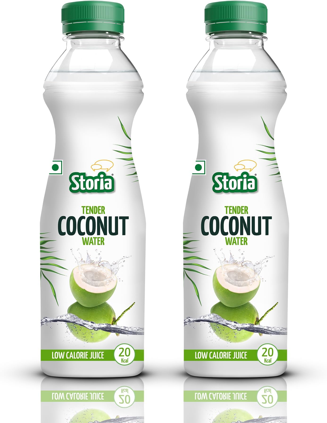 Storia 100% Tender Coconut Water- No Added Sugar - 1000 ml PET Bottle (Pack of 2)