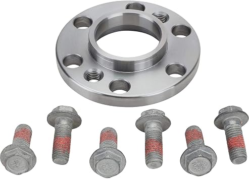 Speedway Short-Crank LS Engine Transmission Adapter Flex Plate Spacer with Precision Machining and GR 10.9 Bolts, Ensures Converter Engagement for SBC and LT-Style Transmissions