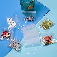 Vista 4 de 100 Paquetes de Bolsas para Pastillas de 6 mil Resistentes de 3x2.75 Pulgadas, Bolsitas para Pastillas sin BPA, con Sellado Impermeable, Prácticas