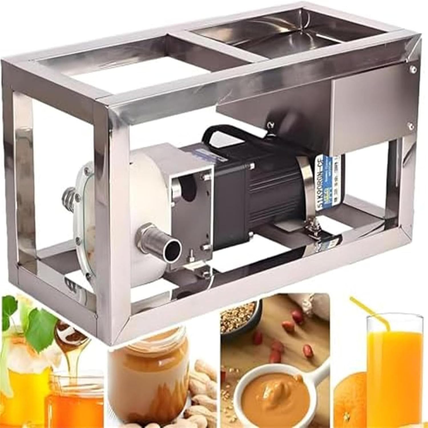 Electric Viscous Liquid Transfer Pump, Viscous Liquid Honey Pump, 10L/Min Liquid Honey Transfer Pump Paste Pump with Speed Adjustable for Factory Machine