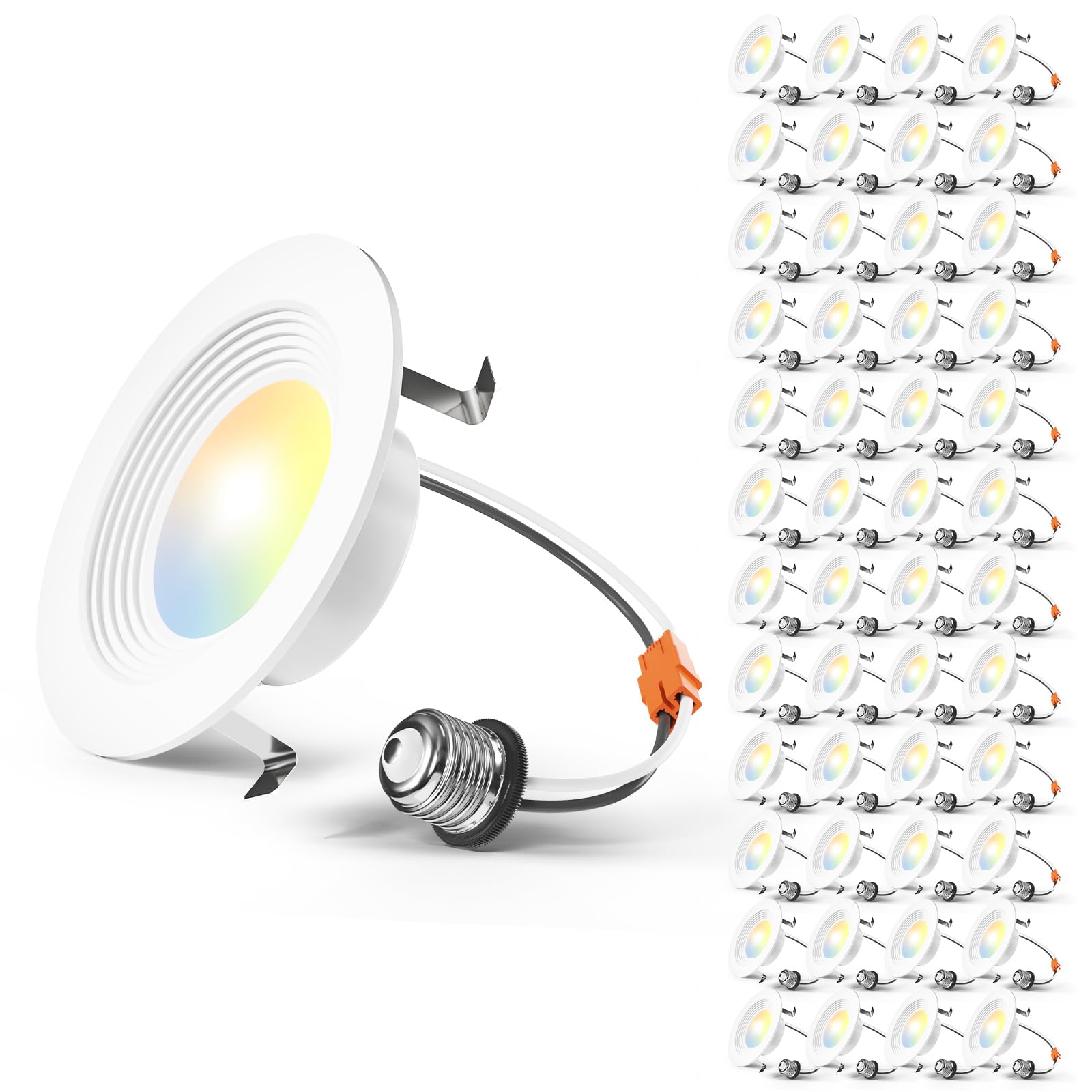 Amico LED Recessed Lighting - 48 Pack -8 Amico LED Recessed Lighting - 48 Pack -8