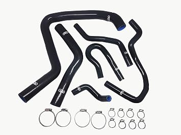 Silicone Radiator Coolant Hose Kits for Civic Type R DC2 EK4/9 B16A/B black