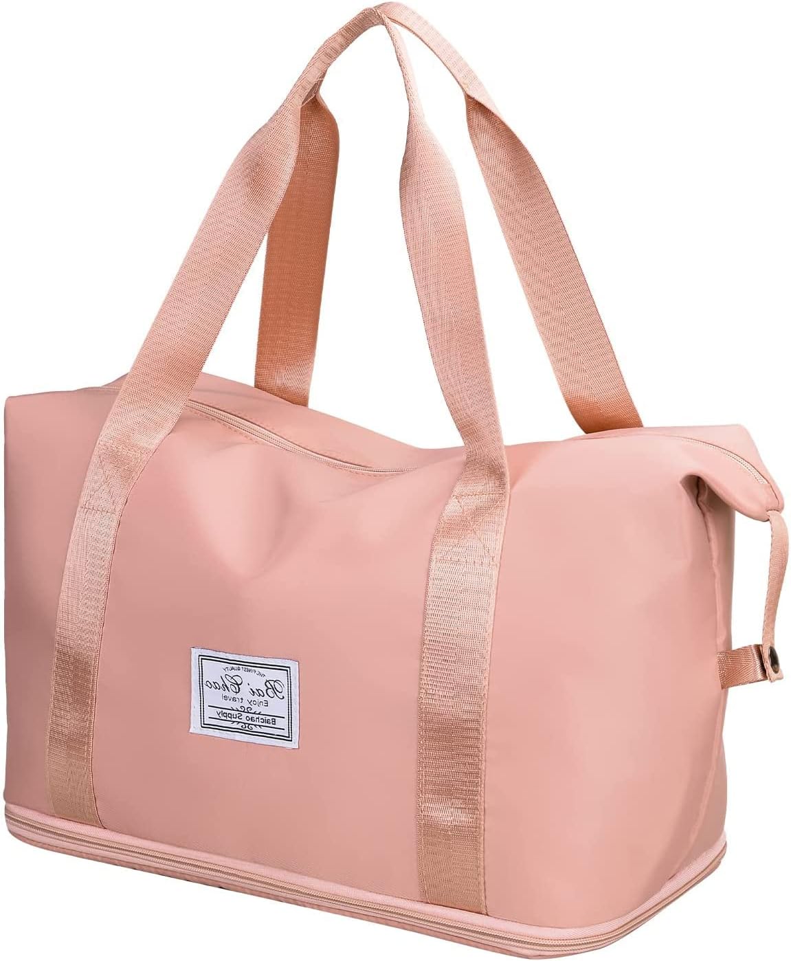 TORCHIT Nylon 40cm Travel Duffle: Compact, Capacious, and Ready for Your Next Adventure (Pink)