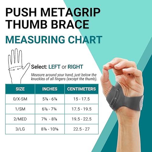Miniatura 5 de Push MetaGrip CMC Faja de pulgar para aliviar el dolor de artrosis, 1