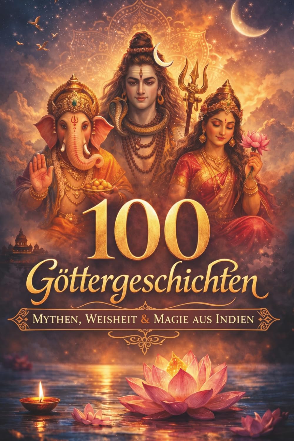 100 Göttergeschichten: Mythen, Weisheit & Magie aus Indien: 100 Erzählungen aus der indischen Mythologie. Entdecke die zeitlose Weisheit der Götter ... Frieden. (Die Weisheit der indischen Götter)
