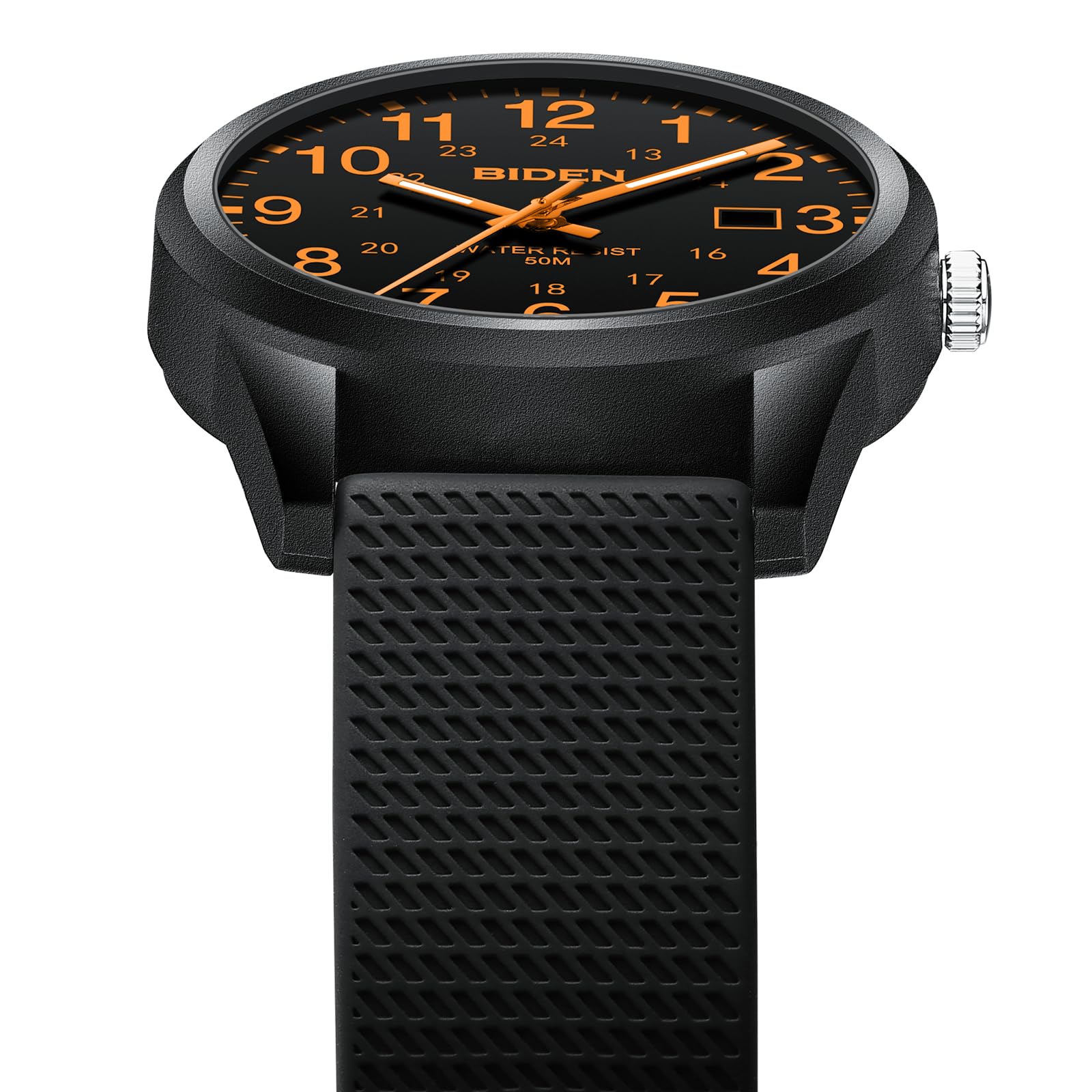 LN LENQIN Orologio Uomo Orologio Analogico al Quarzo da Uomo Orologio Impermeabile 30M Orologio Polso da Uomo Casual da Uomo d'affari di Moda Con Cinturino in Silicone Luminoso Con Data