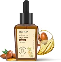inatur Argan oil | Organic & Cold Pressed| Moisturizes & Nourishes| Rich in Vitamins| 30ml