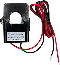 AC Current Sensor Transformer, Core Current Transformer Coil Sensor for 200A Amp Energy Meter