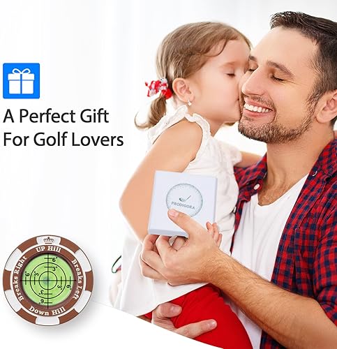 Miniatura 37 de SlopeMaster ProGreen Reader - Marcador de pelota de golf con ayuda de lectura verde de alta precisión, accesorios de golf para hombres y mujeres