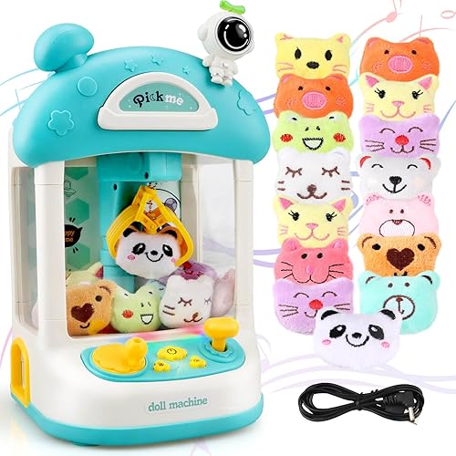 YOTOY Mini Claw Machine Toys for Kids Age 3 4 5 6 7 8 Years Old, Kids Claw Machine, Toy Claw Machine for Kids, Girls Toys Age 6-8, Toys for Girls, Gifts for 5 6 7 8 Year Old Girl