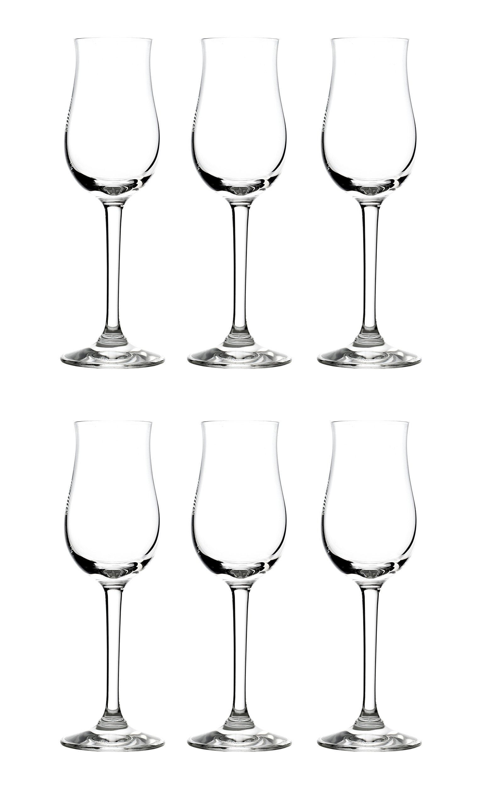 Stölzle Lausitz 205 00 30 - Classic Destillatglas, Likörglas, bleifreies Kristallglas, Made in Germany, 6-er Set