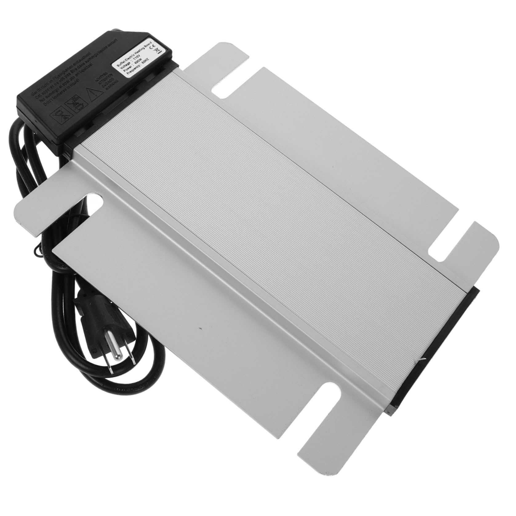 OUNONA Chafing Dish électrique rectangulaire en Acier Inoxydable avec Fonction de réchauffement, Plaque chauffante pour Buffet, Parfait pour dîners et Cuisine