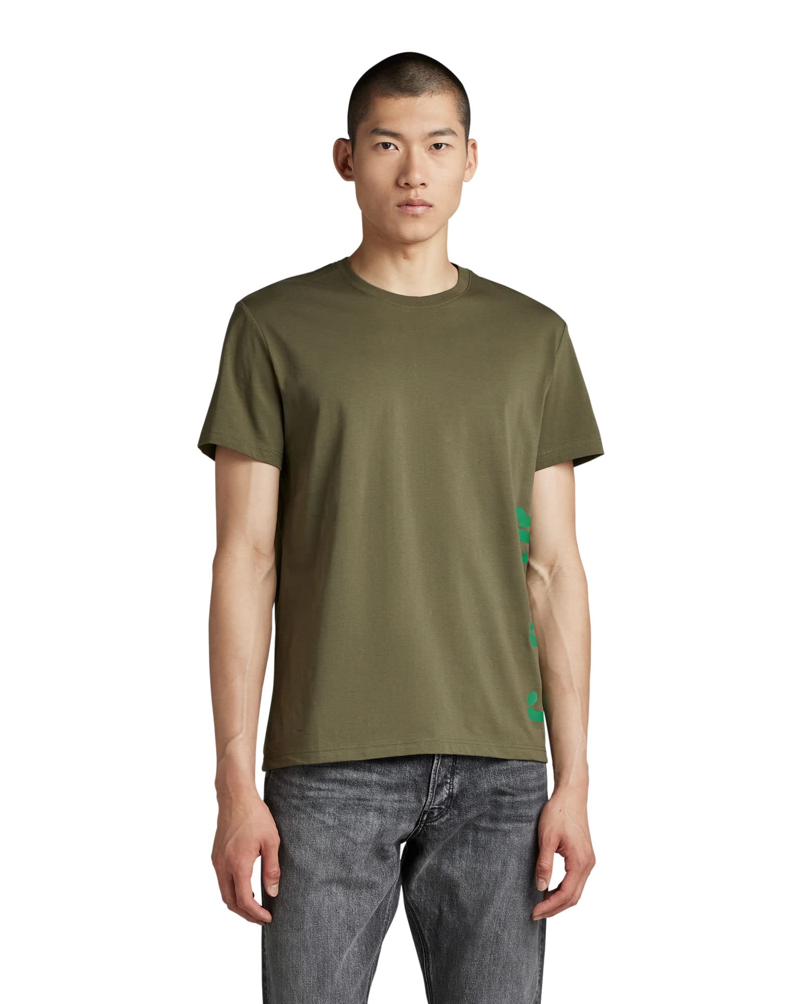 G-STAR RAW Men's Holorn Graphic Crew Neck Short Sleeve T-Shirt