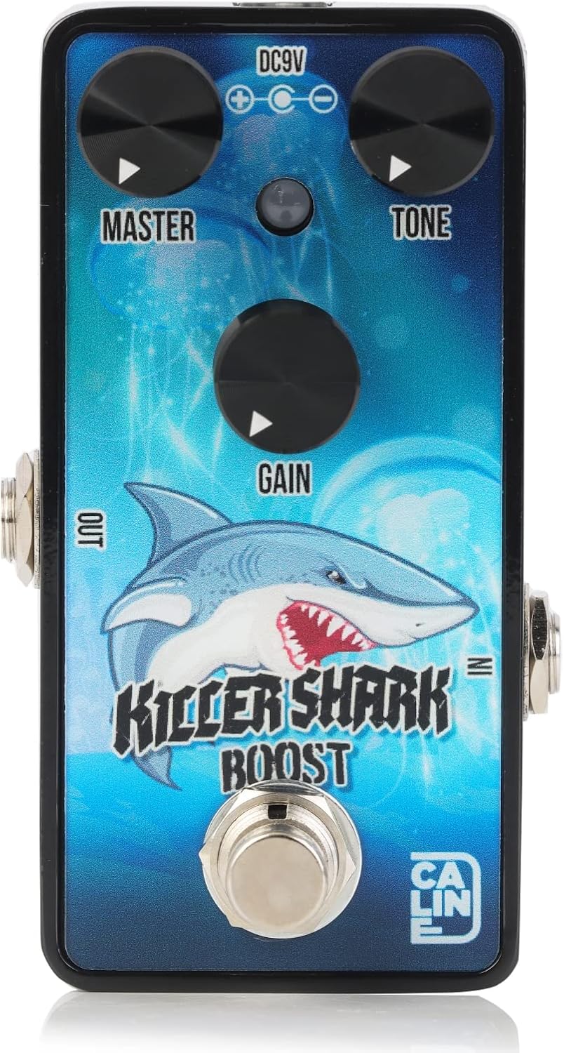 Caline G013 Killer Shark Boost Guitar Effect Pedal Aluminum