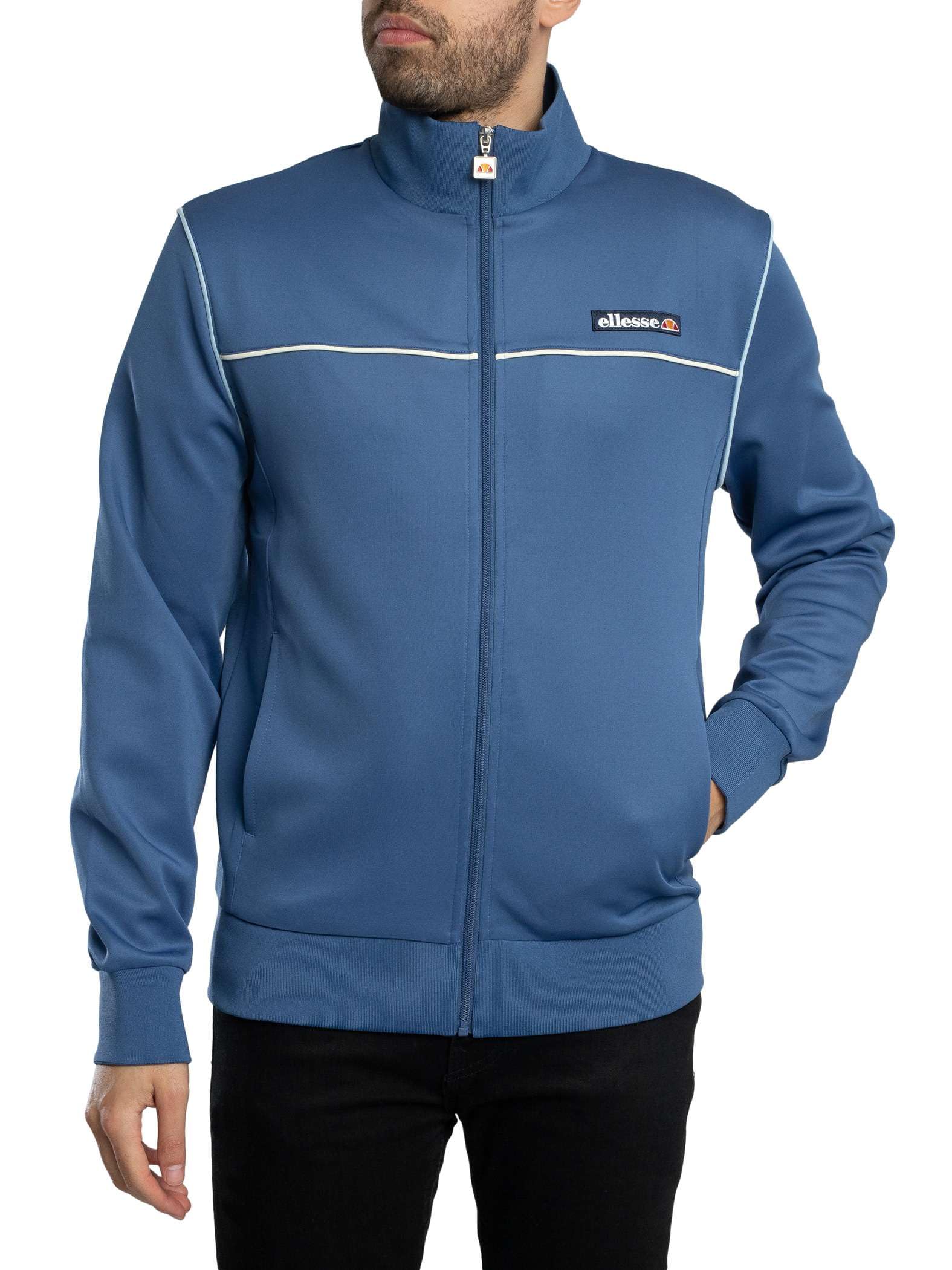 Ellesse Men's Navy San Marino Track Jacket, L