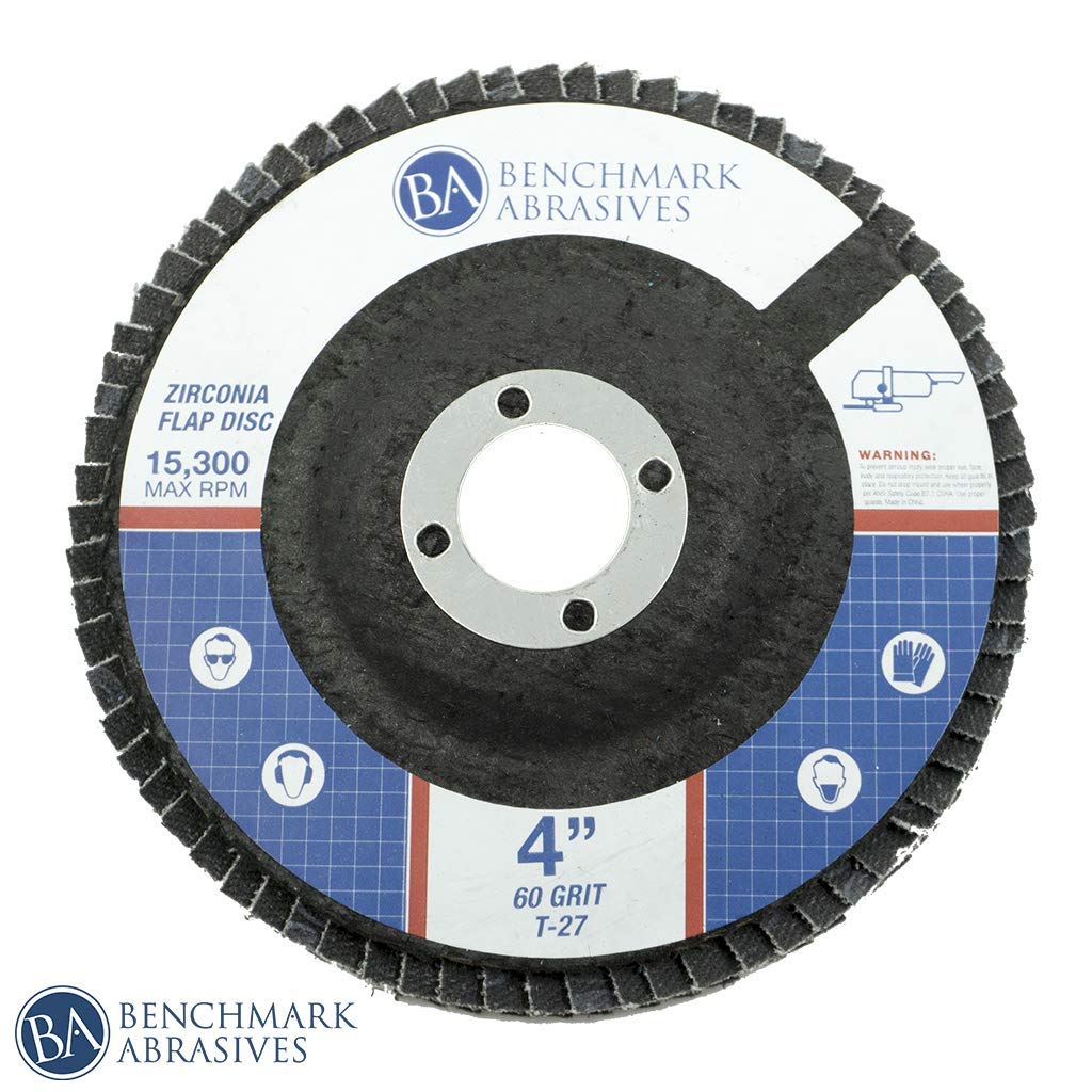 Benchmark Abrasive Flap Discs - Rust Removal & Deburring -2