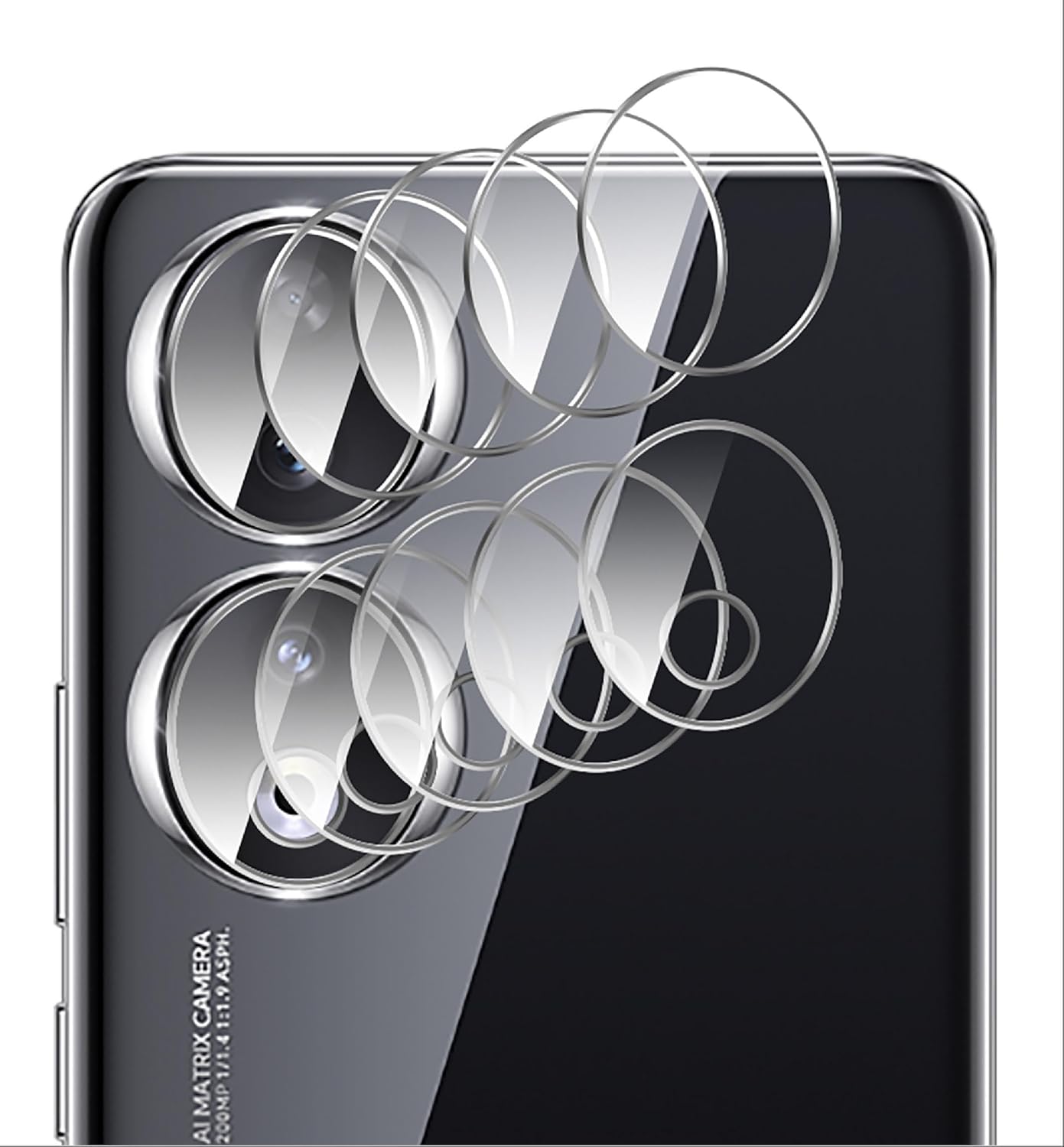 3 Pellicole Protezione Fotocamera IPhone 15 Pro - Vetro Temperato 9H Anti Graffi - Foto 10