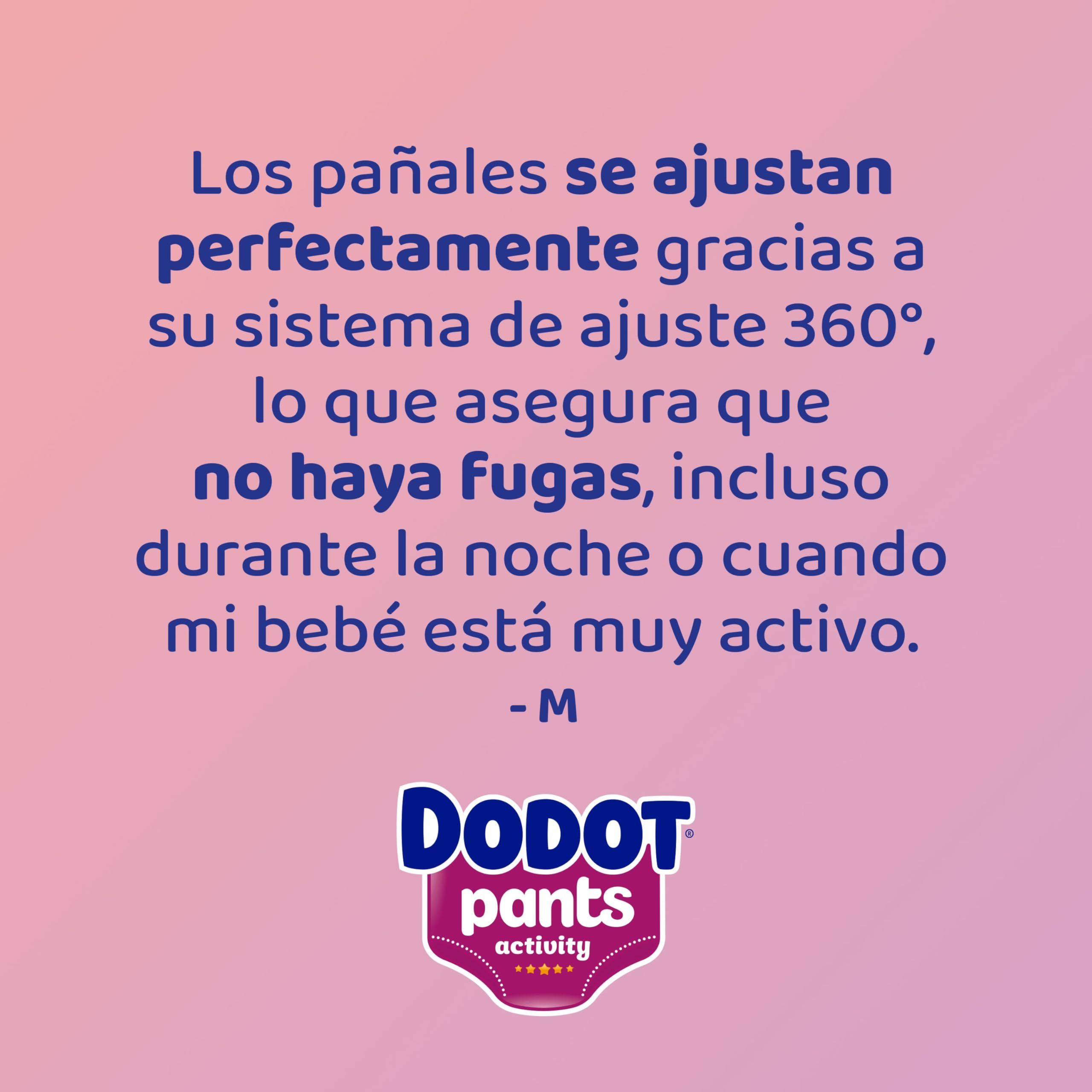 Dodot Pañal-Braguita Activity Pants , Talla 5 (11-17 kg), 76 Pañales + Regalo de 1 Pack de 40 Toallitas, Con Ajuste 360 anti-fugas extra suave — view 9
