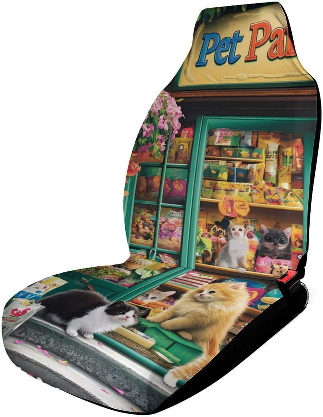 Pet Shop Car Seat Covers Universal Car Front Seats Protector Auto Interior Accessories 1PCS