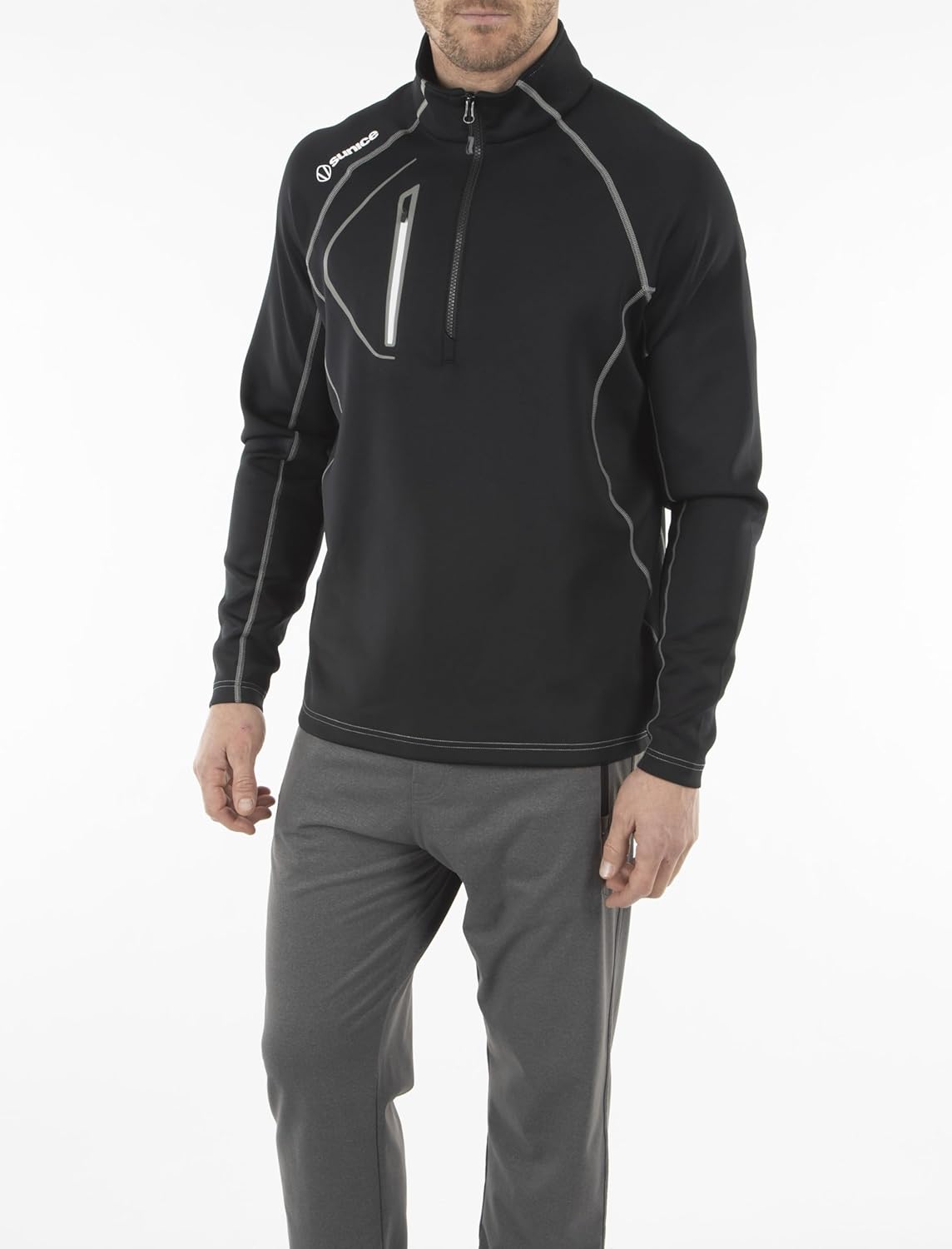 Pants Review Sunice Allendale Thermal Pullover - Half Zip Golf
