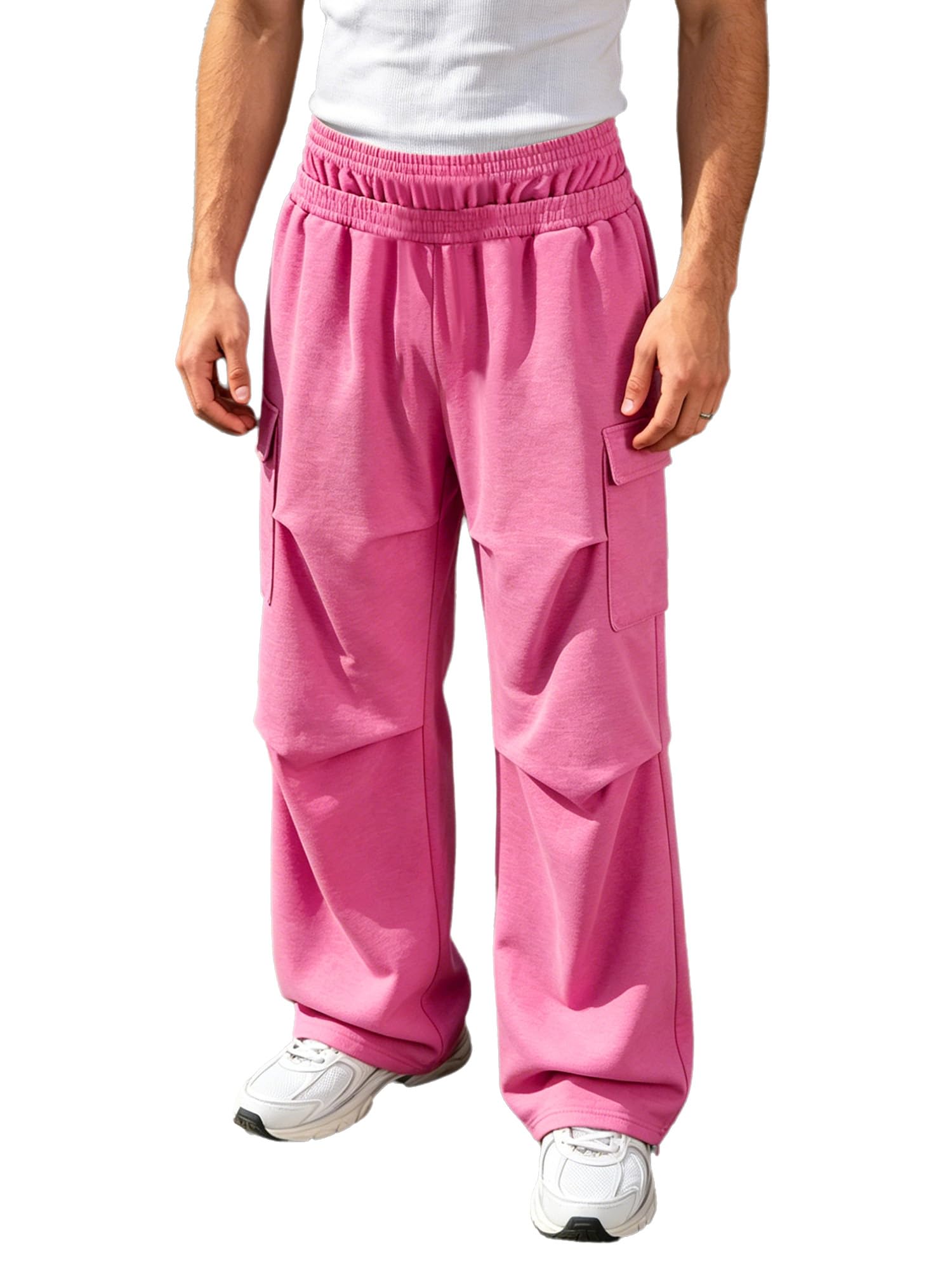 Pantalones deportivos largos para hombre, de secado rápido, con bolsillos, pantalones de andar Yk Jogger, pantalones chinos, ciclismo