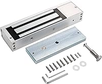 Vista 4 de Sistema de control de acceso de puerta inteligente Kit de bloqueo magnético de 1200 libras con soporte ZL Aplicación Tuya y control remoto, botón