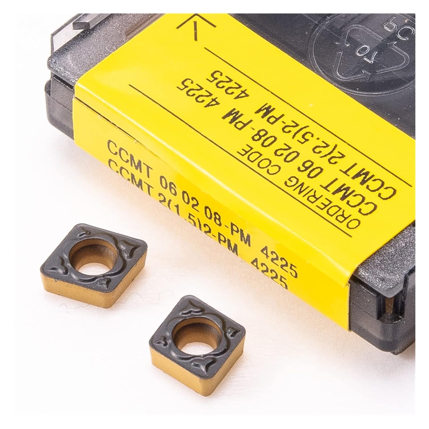 Indexable Lathe Carbide Insert CCMT060204 CCMT060208 PM4225 Carbide Insert Turning CNC Machine Internal Lathe Tool(CCMT060208 PM4225)