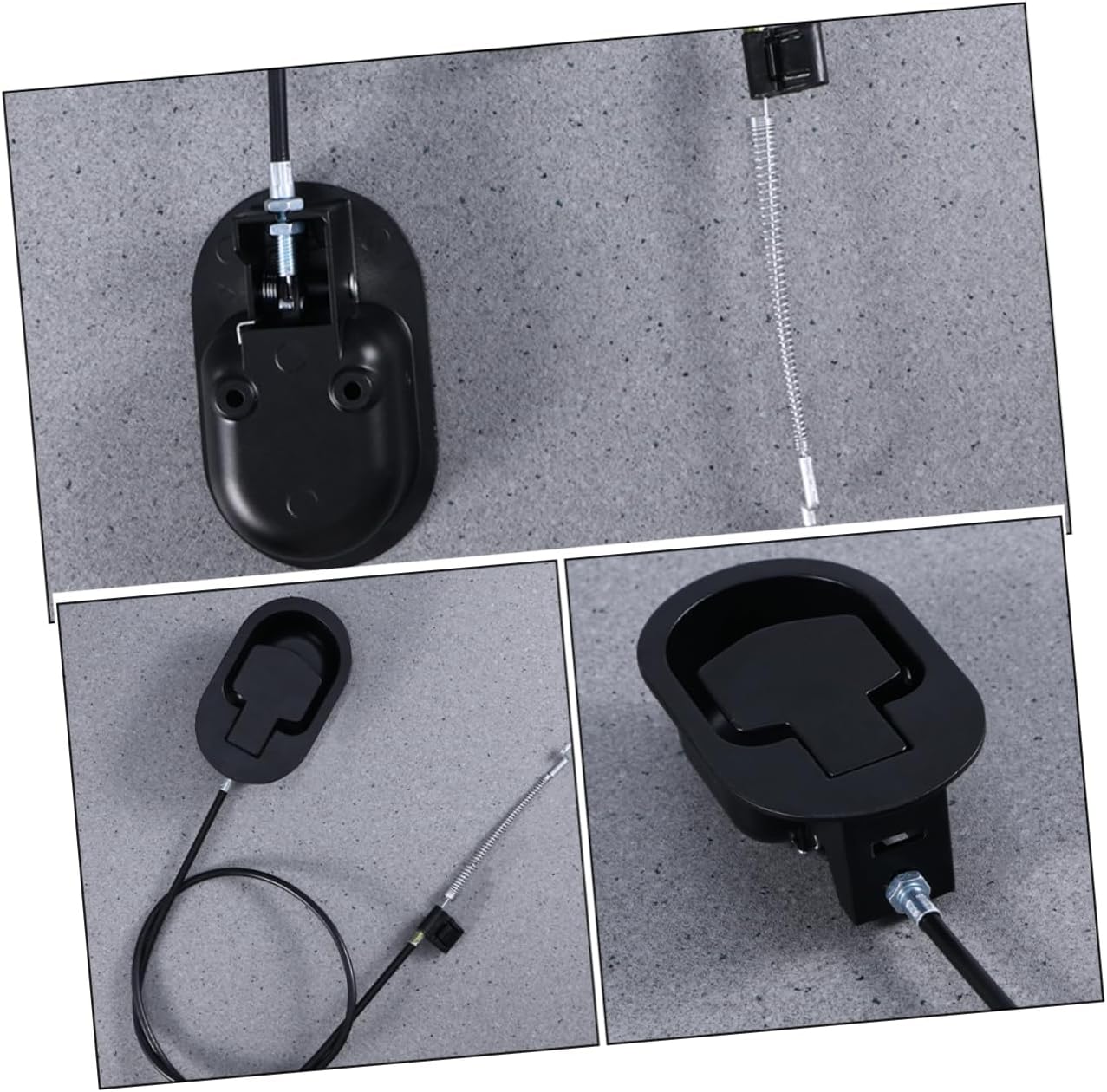 3pcs Aluminum Alloy Recliner Handle Cable for Sofa Release Lever Replacement Hand Control for Reclining
