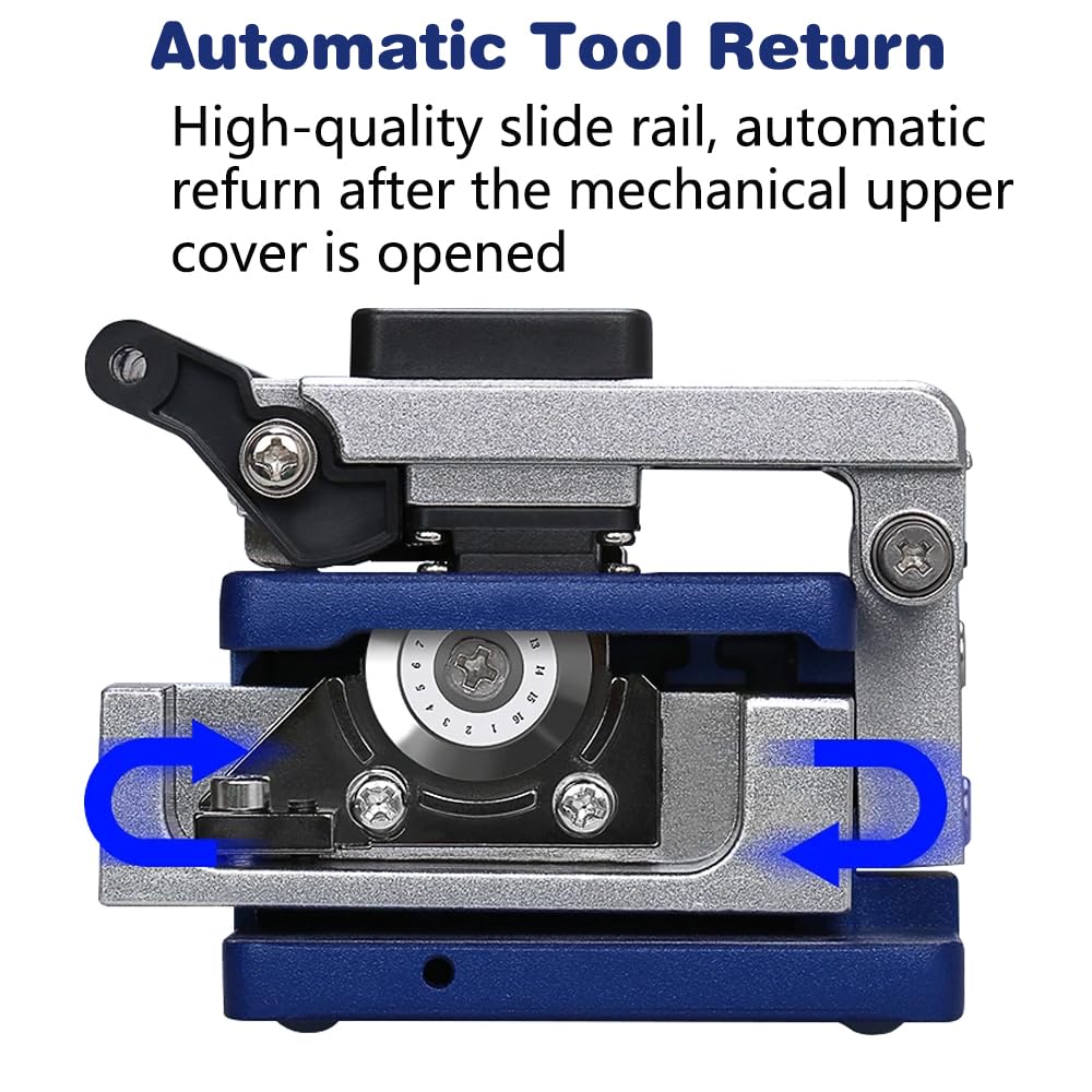 Mannaia Per Fibra Ottica FC-6S - Taglierina Professionale Con 16 Lame Per Cavi FTTH - Foto 2