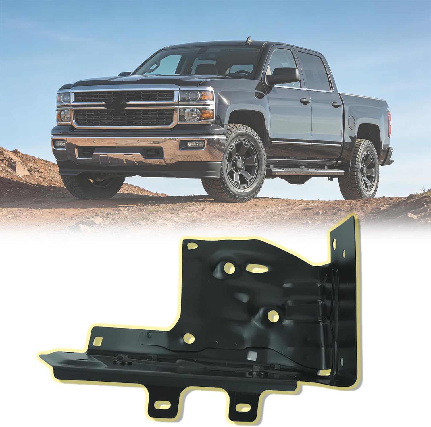Front Wheelhouse Panel Lower Bracket Fit for Silverado 1500 2019-2022 Replacement for 84455535