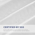 Upvilla Queen Mattress Protector Waterproof - Machine Washable, Noiseless Bed Mattress Pad Cover with Deep Pocket for 8 to 21 Inch Mattresses