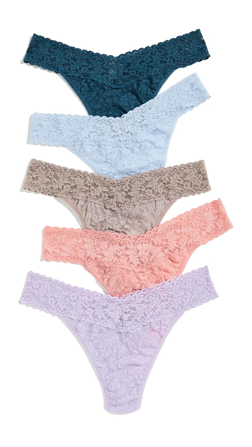 hanky panky Womens Original Rise Thong 5 Pack Multi One Size